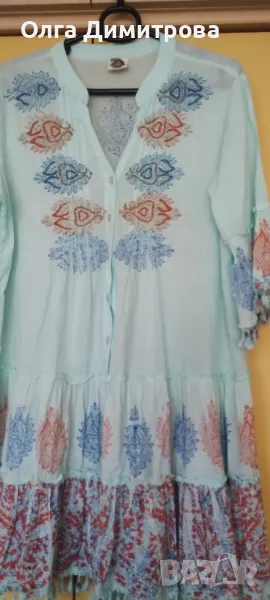 лятна рокля, памук, снимка 1