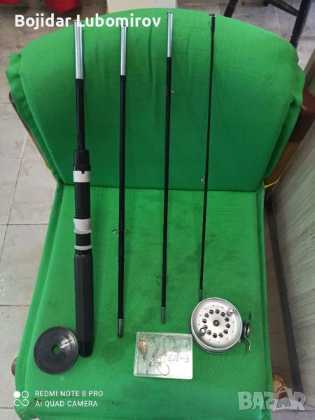 Комплект стара въдица , снимка 1