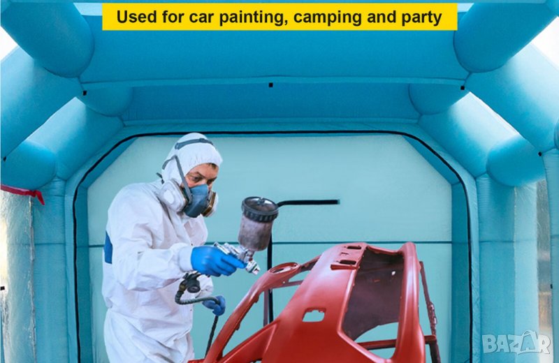 Нова мобилна бояджийска камера 8x4x3 метра, снимка 1
