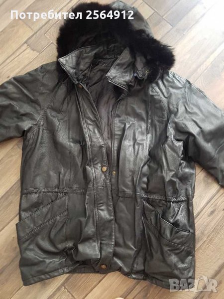 Продавам дамско кожено палто , снимка 1