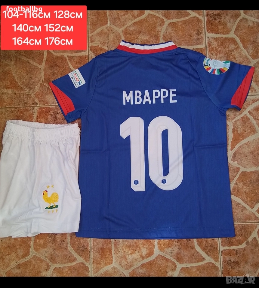 MBAPPE 10 💙⚽️ детско юношески футболни екипи Франция НОВО сезон 2025-26 година , снимка 1