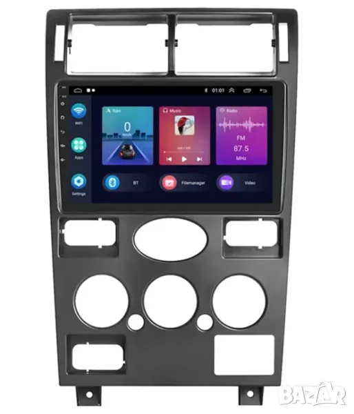 Мултимедия за Ford Mondeo, MK2, Android, Навигация 2004-2007, Двоен дин, 2 DIN, плеър, Mondeo, снимка 1