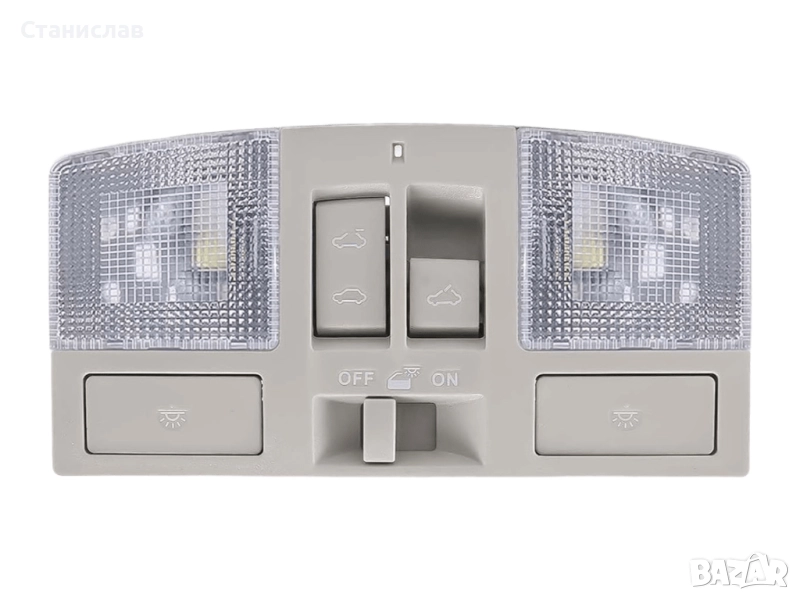Плафон (LED) с бутон за ел шибедах (люк) Mazda 3 BL, снимка 1