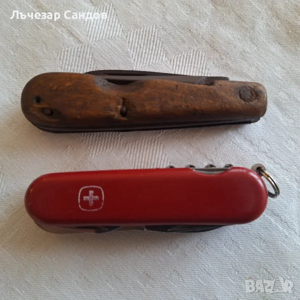 Стар нож WWII GERLACH RGM 1940 г. и WENGER , снимка 1