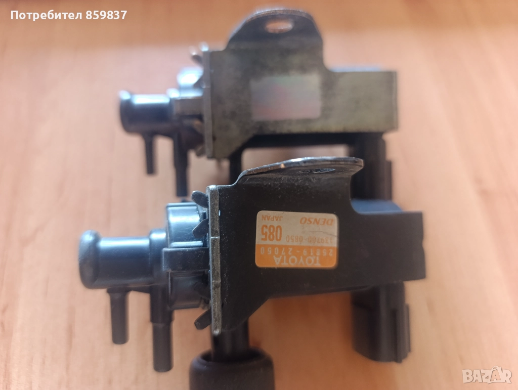Вакуум Клапан Соленоид Турбо Тойота Корола 2.0 Toyota Corolla 2.0 116 к.с. D4D, снимка 1
