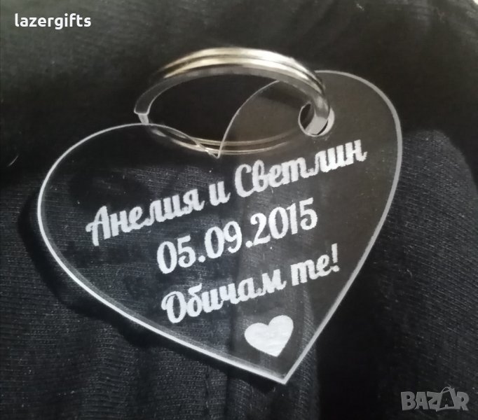 Ново! 2 бр. Ключодържатели "Сърца", снимка 1