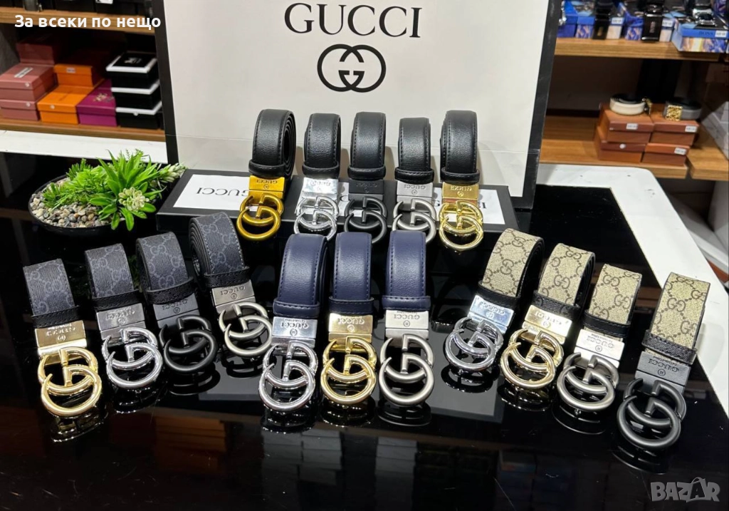 Gucci Унисекс Колан Естествена Кожа🔝Мъжки Колан Селин🔝Дамски Колан - Различни Цветове Код SK62, снимка 1
