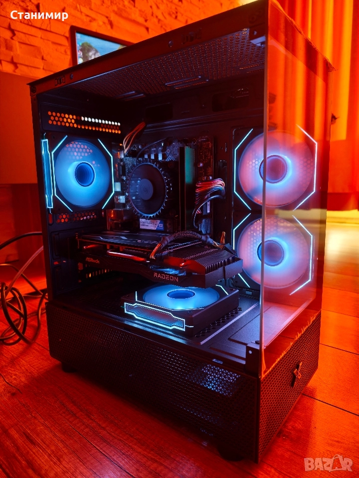 Intel i3 12100 | 16GB DDR4 | RX6600XT | 1TB M.2 | Подарък Лаптоп, снимка 1