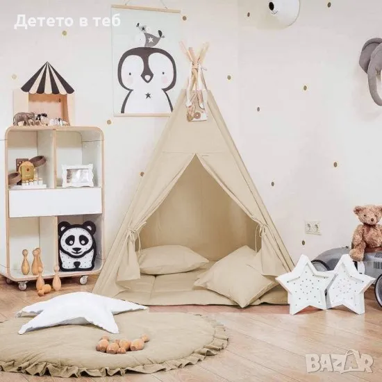 Палатка игу бежова, снимка 1