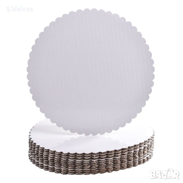 5 Броя Ламинирани Вълнообразни Подложка за Торта 3.5 мм, снимка 1