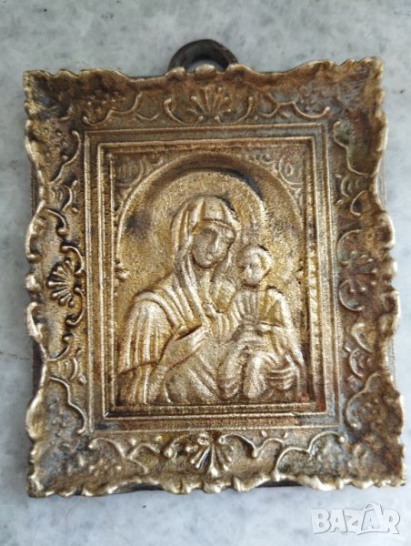 месингова икона, снимка 1