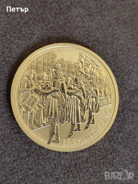 100 златни евро Австрия"Корона на Хабсбургите - Австрийска ерцхерцогска корона", снимка 1