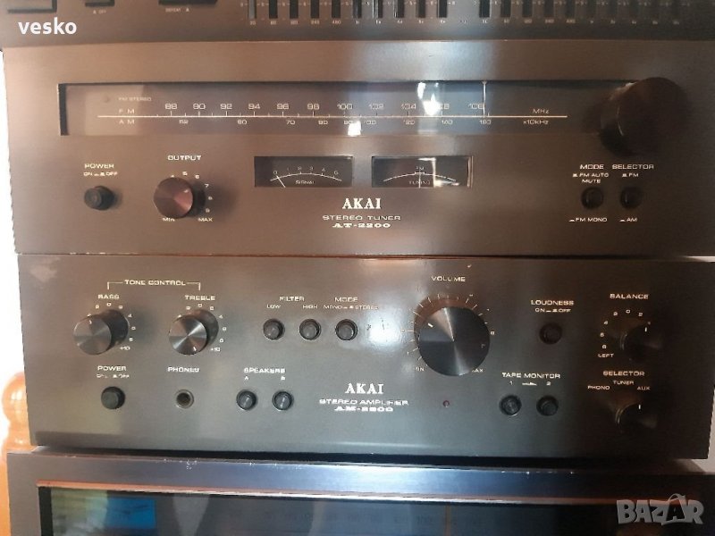  SET AKAI  AM 2200 + AT 2200, снимка 1