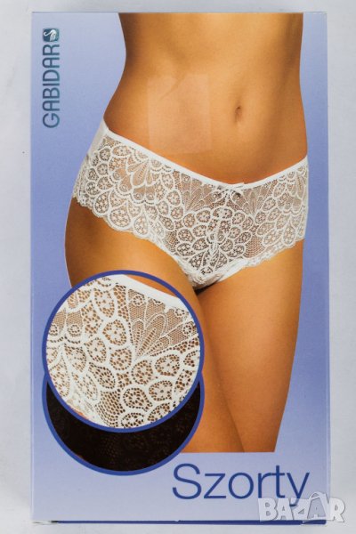 Бели дантелени бикини марка Gabidar - М, снимка 1