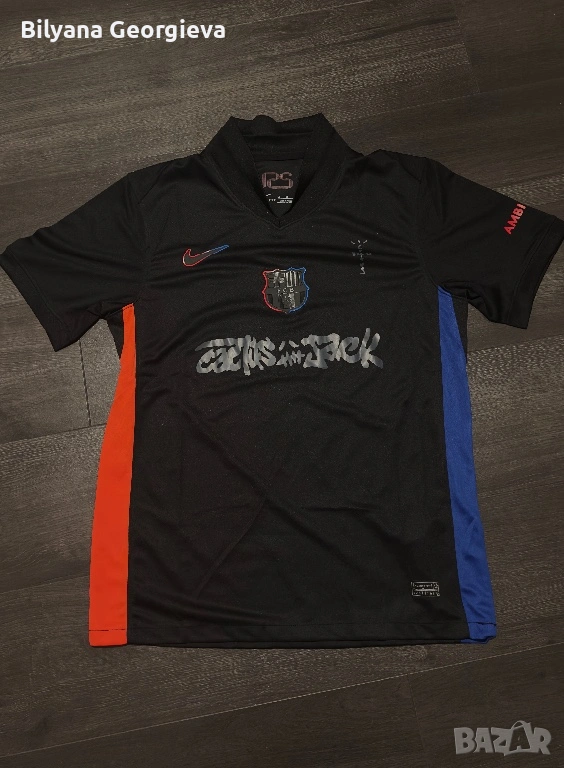 Travis Scott x FC Barcelona 2024/25 Match Away Cactus Jack Jersey, снимка 1