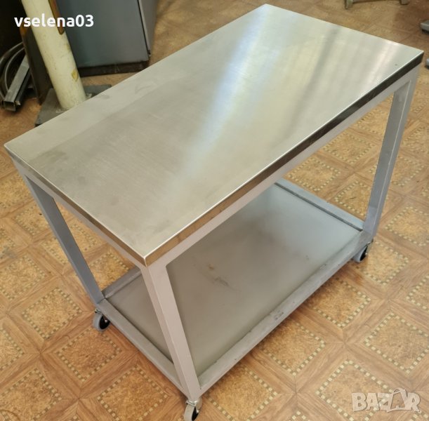  Количка с неръждаем плот, снимка 1