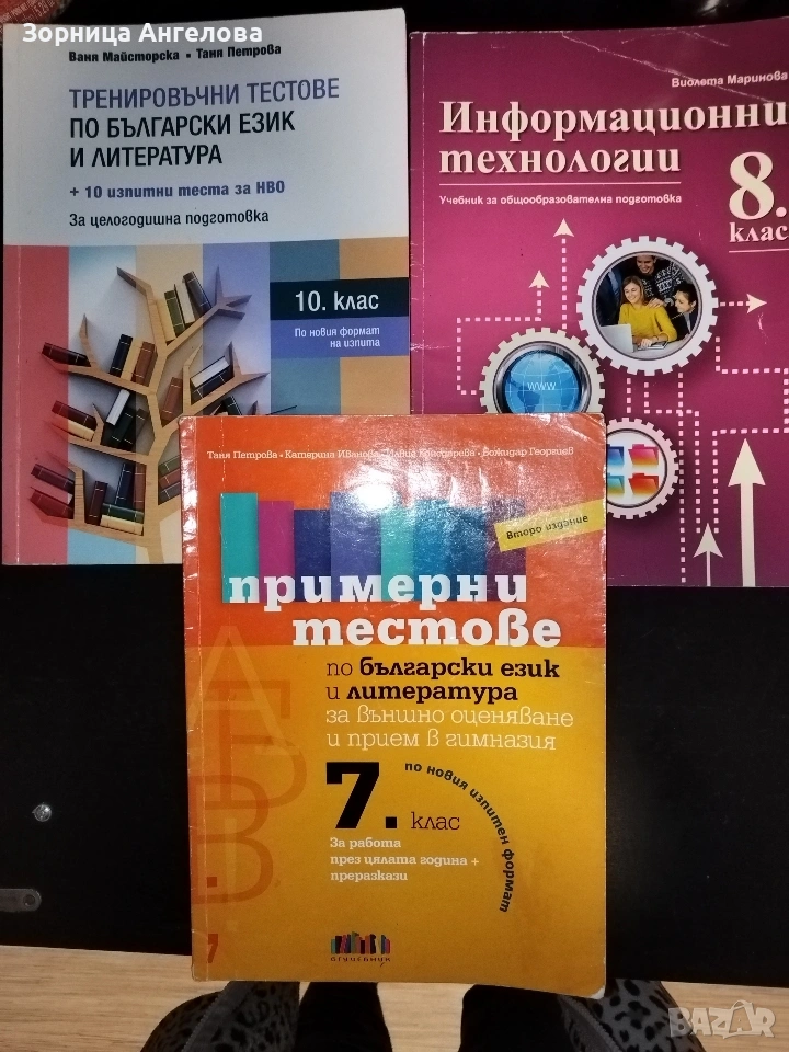 Примерни тестове 7 кл, Тренировъчни тестове 10 кл., Информационни технологии 8 клас, снимка 1