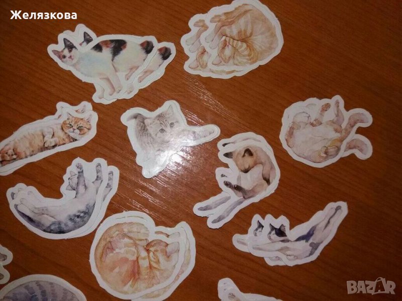 стикерчета котка котки стикери лепенки, снимка 1