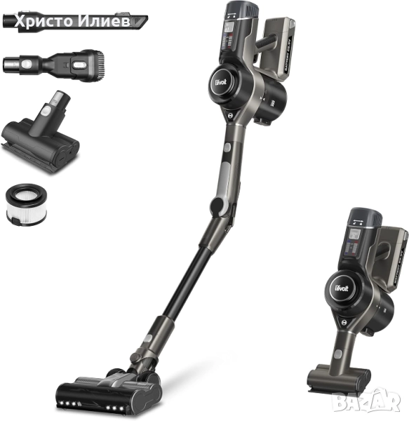 Вертикална прахосмукачка Levoit VortexIQ 40 Flex Безжична, снимка 1
