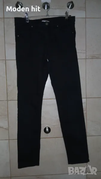 H&M черен еластичен панталон за момче размер до 158 см. /12-13 г./, снимка 1