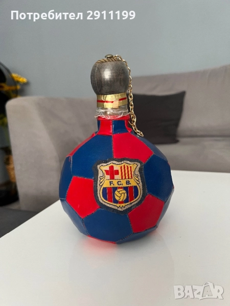 Бутилка – футболна топка, Барса 1L, снимка 1