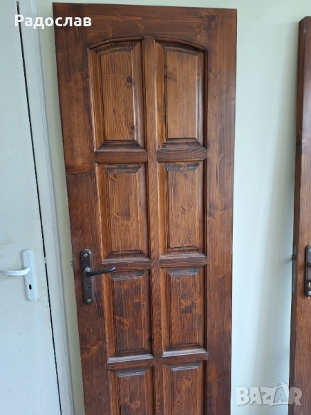 Дървени интериорни врати с каси, снимка 1