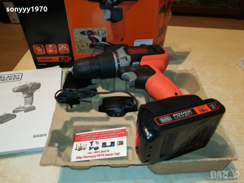 BLACK DECKER LITHIUM 2401221952, снимка 1