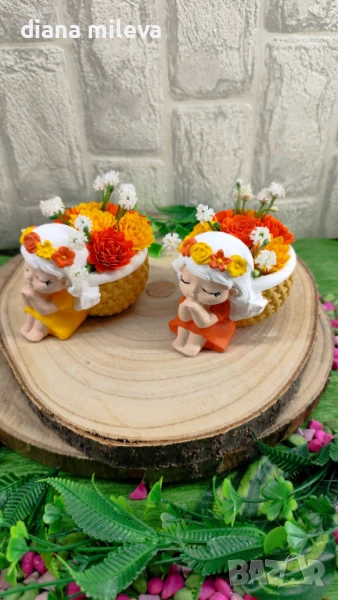 Ангелчета в цвят оранжев и жълт!!, снимка 1