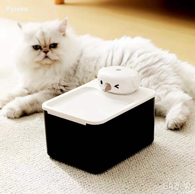 Автоматична поилка за котки със сензор, снимка 1