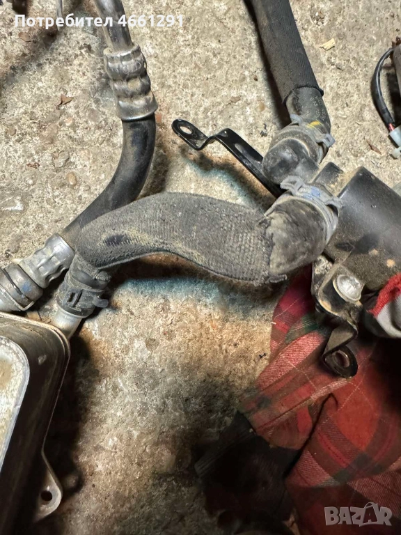 Гумено водно съединение Ауди Audi A8 D4 H4 3.0Tdi 251ps. само за 40лв. 4H0121448M, снимка 1