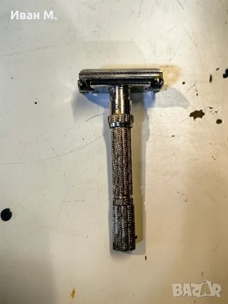 класическа самобръсначка Gillette Slim Adjustable 1965 г, снимка 1