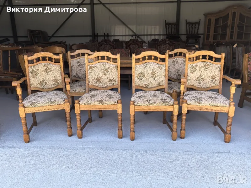 Комплект от 6 трапезни стола , снимка 1