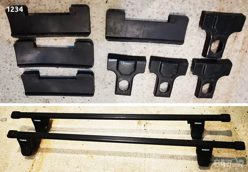 Багажник напречни греди THULE рейки за HYUNDAI Getz, снимка 1