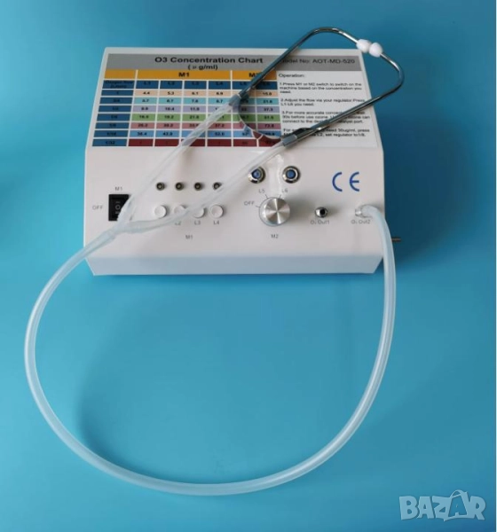 Озониращ Стетоскоп за Озонираща Машина Стетоскоп за Озон Инсуфлация с Озон Лечение на Уши с Озон, снимка 1