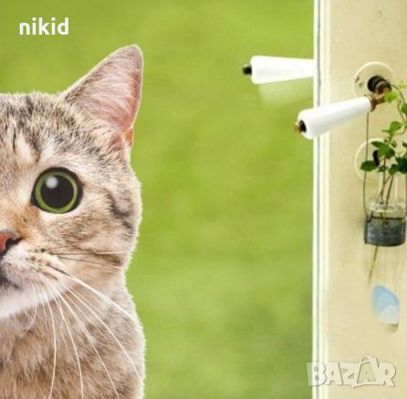 част от глава на коте самозалепващ стикер лепенка за стена прозорец мебел автомобил авто за декор, снимка 1