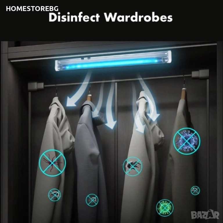 UVC лампи за сигурна и доказана дезинфекция, ✨ Пълна дезинфекция само за 30 минути!, снимка 1