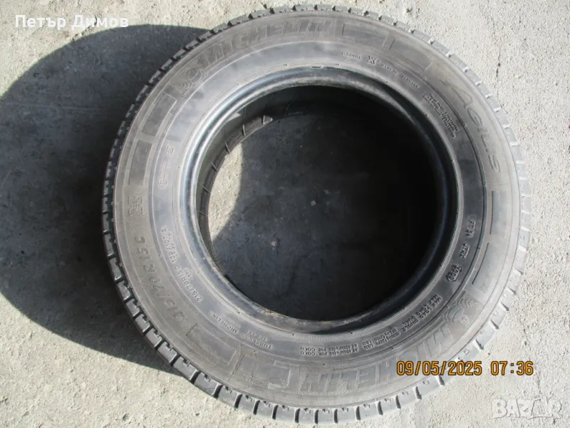 Продавам 2 броя зимни гуми Michlin с размери 215/70 R15, снимка 1