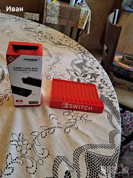 поставки за съхранение на дискети Nintendo Switch OLED, снимка 1