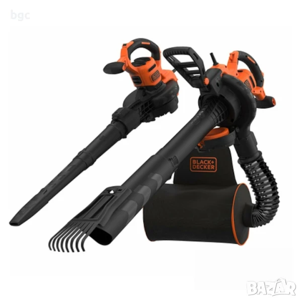 НОВ Black & Decker BEBLV301 Духалка прахосмукачка Мулчер Шредер ЛистоСъбирач 3000 W,, снимка 1