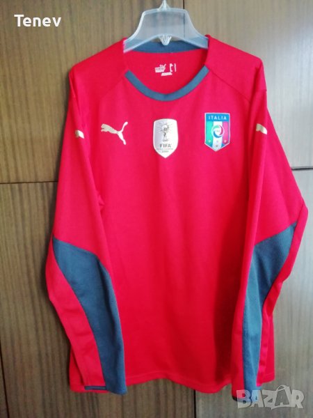 Italy Puma оригинална вратарска тениска фланелка Италия национален отбор Пума 2008/2009 блуза L, снимка 1