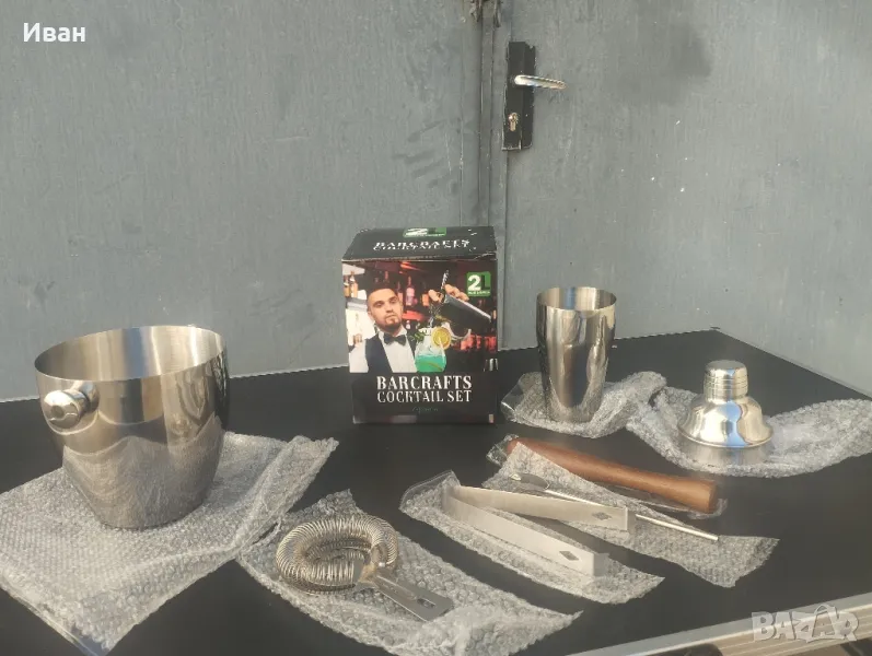 Бармански сет / Комплект за бармани от 7 части , снимка 1