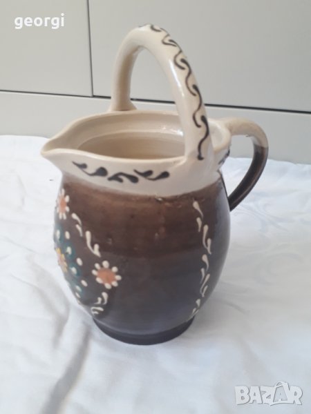 Немска керамична ваза делва ръчна изработка , снимка 1