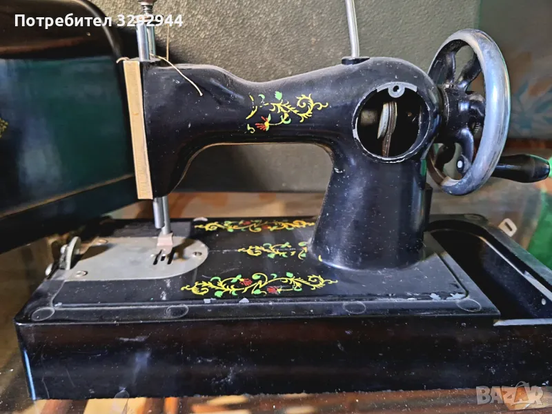Стара играчка детска шевна машина, снимка 1
