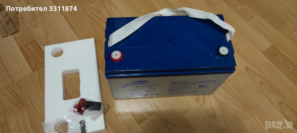 Оловна гелова батерия RITAR (DG12-100), 12V, 100Ah, снимка 1