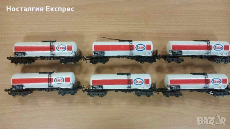 Fleischmann ESSO tank wagen Piko compatible / Флайшманн ЕСО цистерни вагони съвместими с Пико , снимка 1