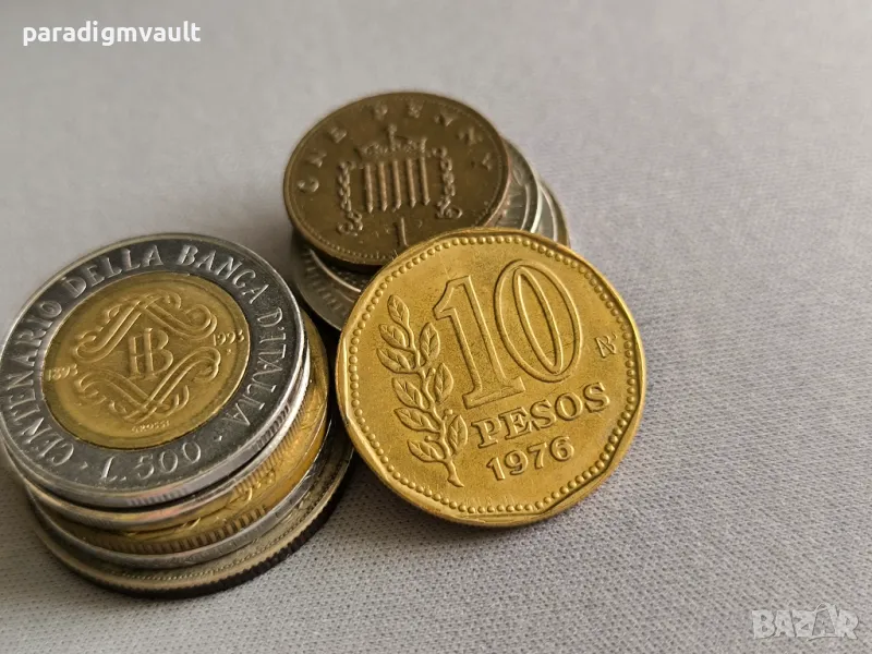 Mонета - Аржентина - 10 песо | 1976г., снимка 1