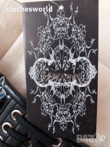 Лачен корсет под бюста в черно и бяло Busk с метални банели, снимка 9 - Корсети, бюстиета, топове - 35025136