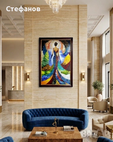 Мозайка - уникална картина от стъкло