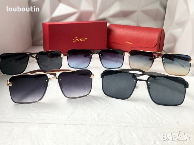 Cartier висок клас мъжки слънчеви очила с дървени дръжки, снимка 14 - Слънчеви и диоптрични очила - 42814317