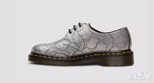 обувки Dr. Martens 3 Eye 1461 Silver Metallic номер 39 , снимка 3 - Дамски ежедневни обувки - 52670761
